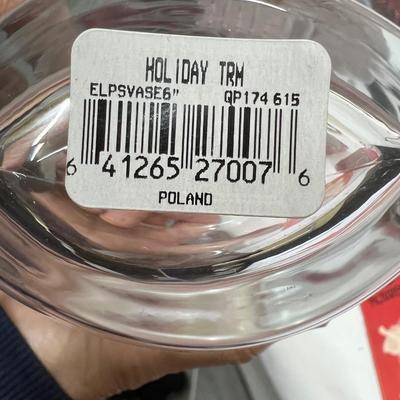 Mikasa Christmas Vase Ornaments 6"