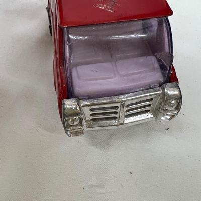 Vintage Coca Cola Coke 1987 Plastic Mustang, Corvette 200 Series 1997, Lifted Steel Truck 1987, Buddy L Corp Truck '87