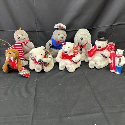 Coca Cola Coke Vintage Plush Animals 1997-2000