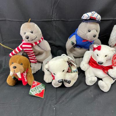 Coca Cola Coke Vintage Plush Animals 1997-2000