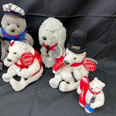 Coca Cola Coke Vintage Plush Animals 1997-2000