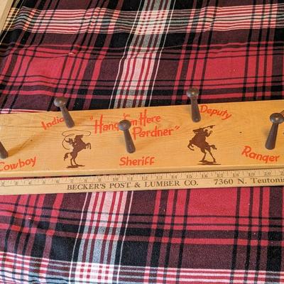 Cute Cowboy Themed Coat Rack