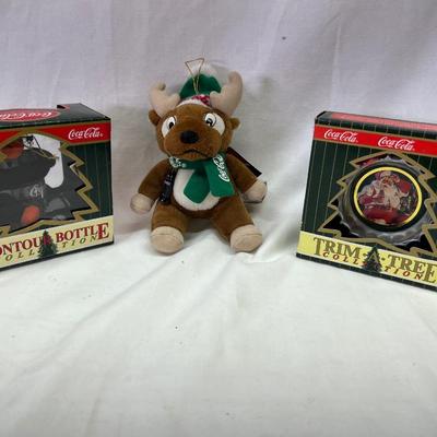 Coca Cola Coke Christmas Ornaments 1990-98