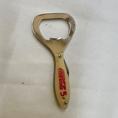 Coca Cola Coke Card Set Large Opener Vintage Opener Knife