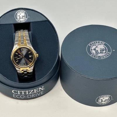 Citizen Eco-Drive Two-Tone/Blue Dial Men's Watch