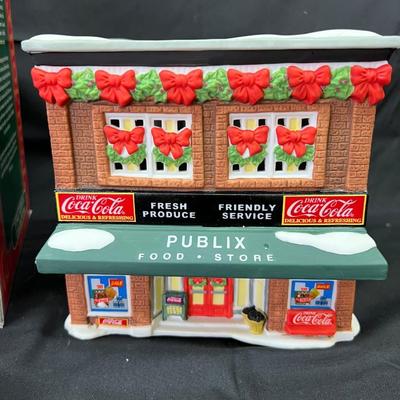 Vintage Coke Coca Cola 2000 Publix Store Christmas House