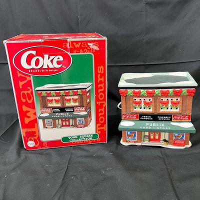 Vintage Coke Coca Cola 2000 Publix Store Christmas House