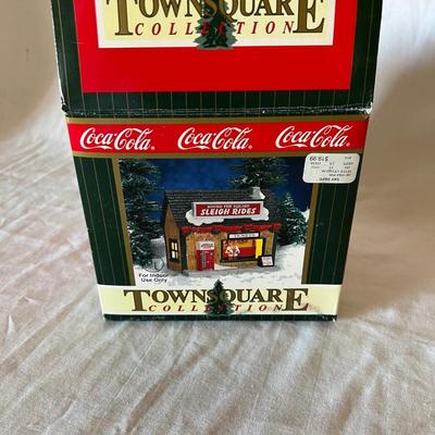 Coca Cola Coke 1999 Sleigh Rides Christmas House Electric