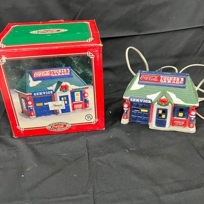 Vintage Coca Cola Coke Christmas Tuckers Garage Christmas House