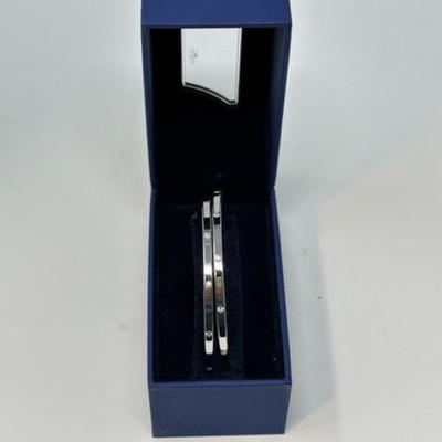 Swarovski Pair of Silver Bracelets