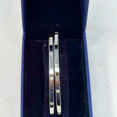 Swarovski Pair of Silver Bracelets