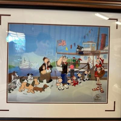 Toons Go to Hollywood Animation Art
