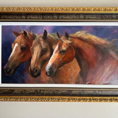Libres Celestiales Painting by Gladys Morante