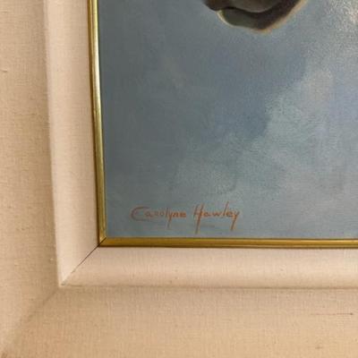 Carolyne Hawley Oil Painting - White Horse