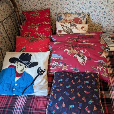 Nice Collection of Clean Cowboy Themed Pillows