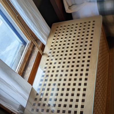Ikea Table with Glass Top Added