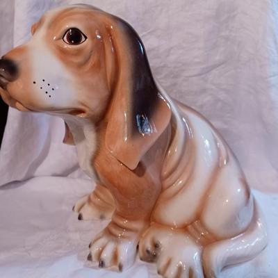 1960s Ceramic Bassett Hound