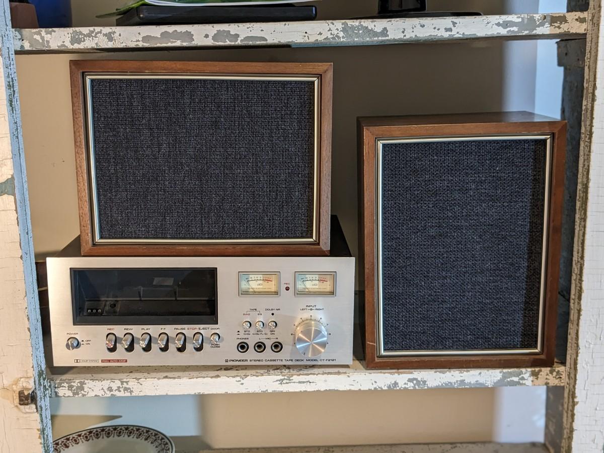 Vintage Pioneer Stereo Cassette Tape Deck CTF2121, 2 Panasonic