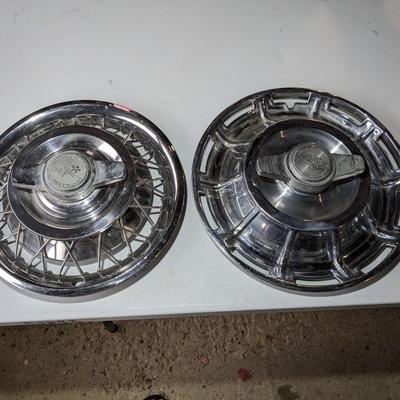 1962-63 Corvair or Chevy II 13" Wire with Spinners, '60's Corvette