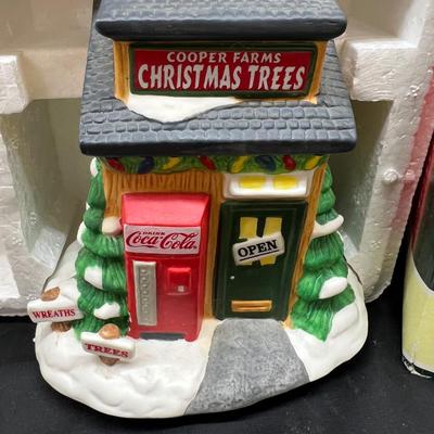 Coca Cola Coke Cooper Farms Christmas Trees 1986 Christmas House