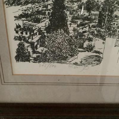 268 Pair of Numbered & Signed Etchings by Helen Bar-Lev