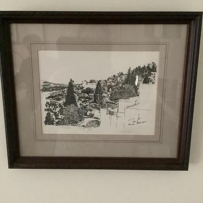 268 Pair of Numbered & Signed Etchings by Helen Bar-Lev