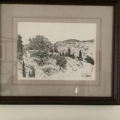 268 Pair of Numbered & Signed Etchings by Helen Bar-Lev