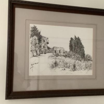 269 Pair of Numbered & Signed Etchings by Helen Bar-Lev