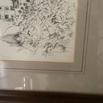 269 Pair of Numbered & Signed Etchings by Helen Bar-Lev