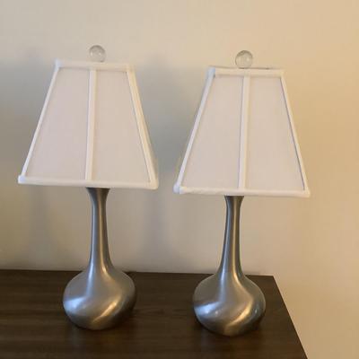 273 Pair of Metal Decorative Lamps