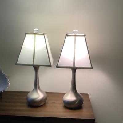 273 Pair of Metal Decorative Lamps