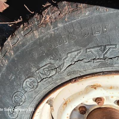 Steel framed flatbed trailer