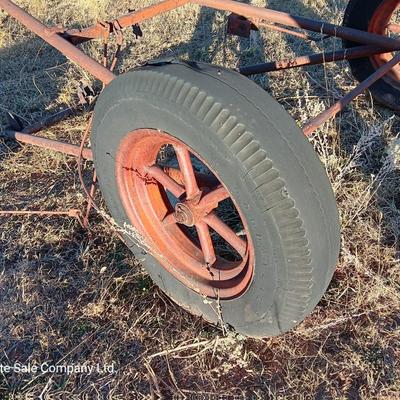 Antique steel framed. Farm implement