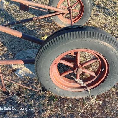 Antique steel framed. Farm implement
