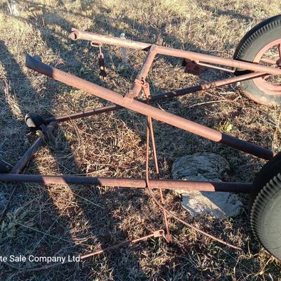 Antique steel framed. Farm implement
