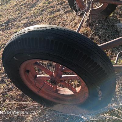 Antique steel framed. Farm implement
