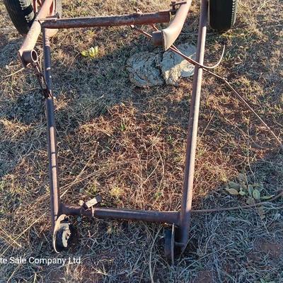 Antique steel framed. Farm implement