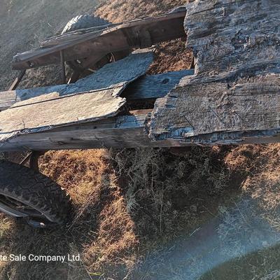 Old steel Trailer Frame