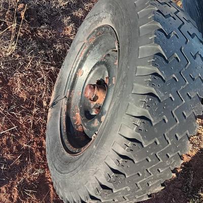 Old steel Trailer Frame