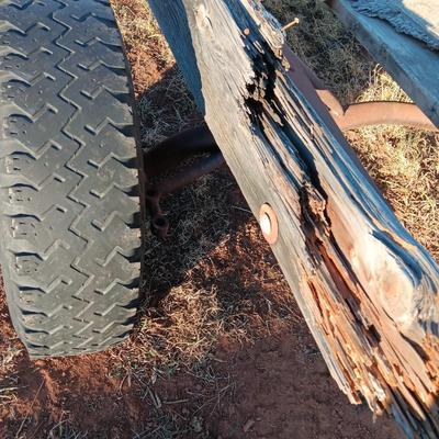 Old steel Trailer Frame