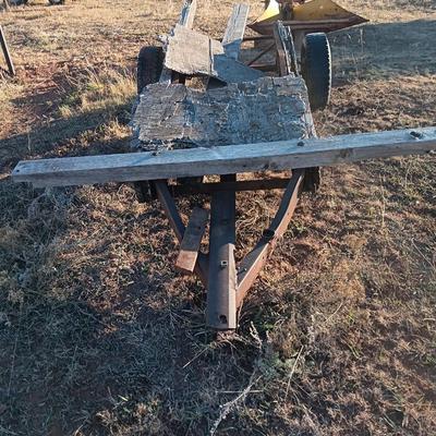 Old steel Trailer Frame