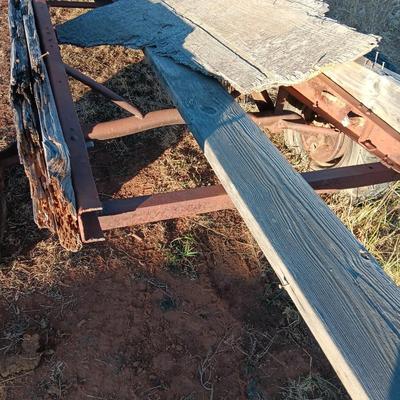 Old steel Trailer Frame