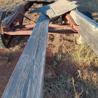 Old steel Trailer Frame