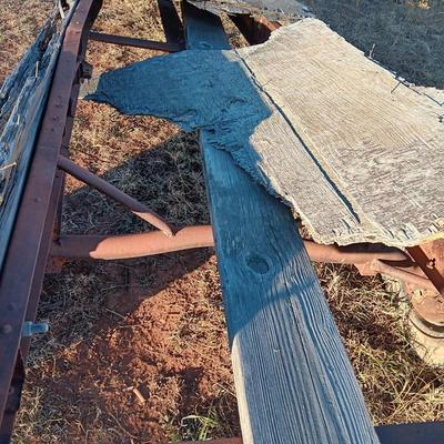 Old steel Trailer Frame