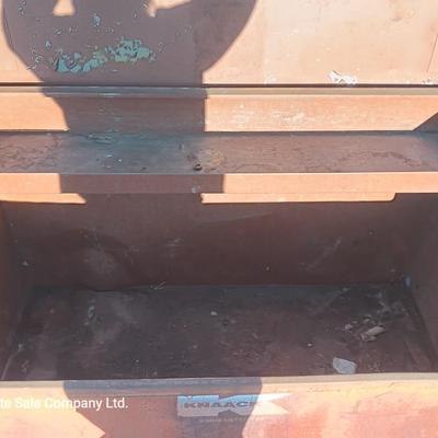 Large steel Knaack Jobmaster Jobsite box