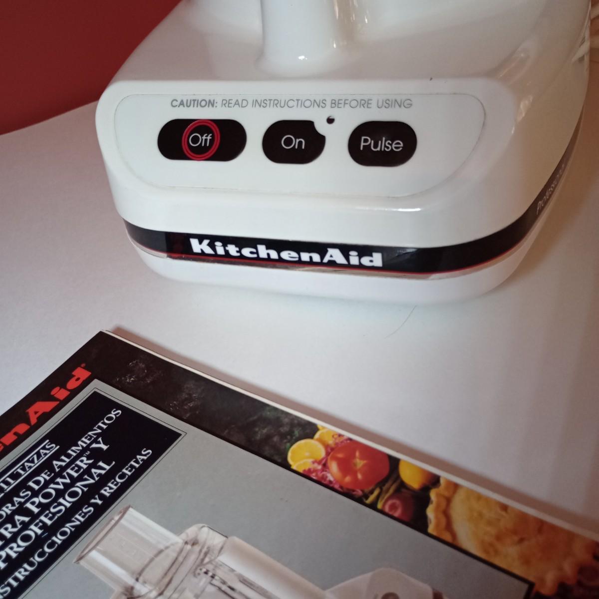 LOT 31K Kitchen Aid Ultra Power Y Food Processor w/ Manual