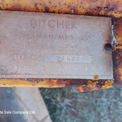 Eversman Mfg. Ditcher