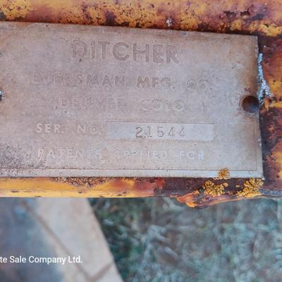 Eversman Mfg. Ditcher