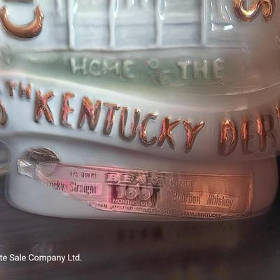 Churchill Downs 95th Run for the Roses Decanter and Old Forester Bottle