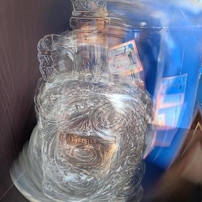 Churchill Downs 95th Run for the Roses Decanter and Old Forester Bottle